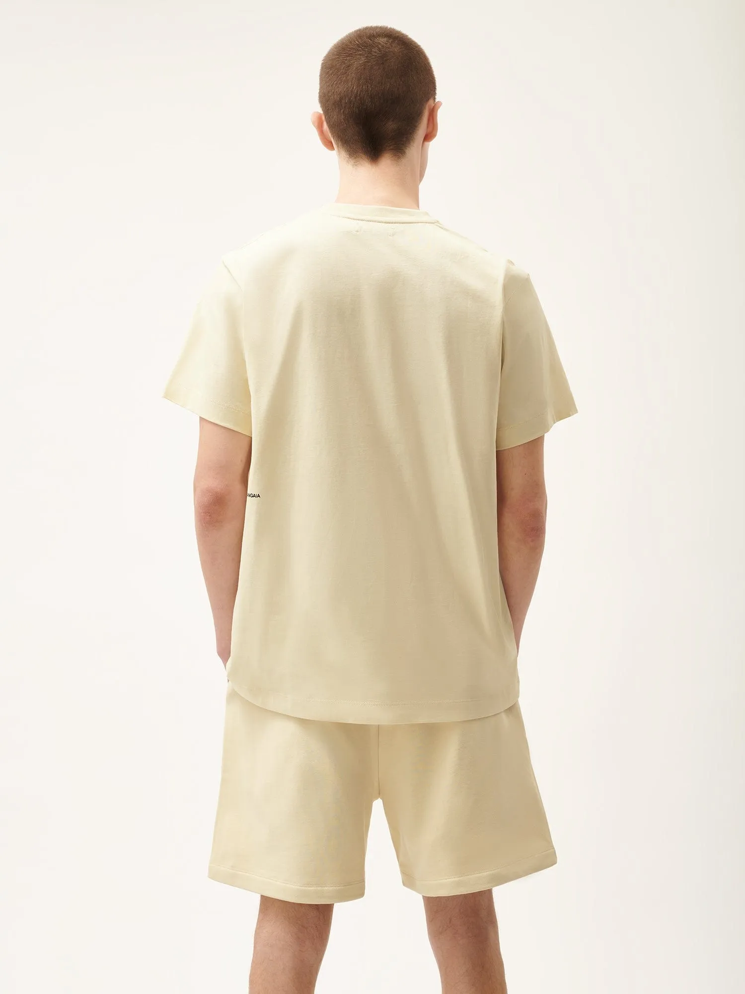 Mens 365 Midweight T-Shirt—travertine beige sold by Pangaia product image thumbnail 3