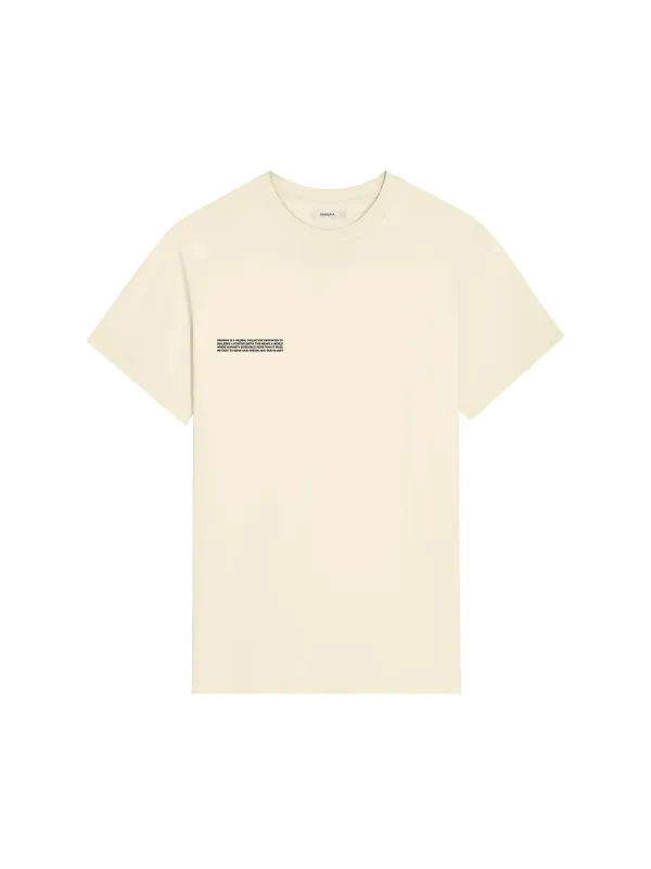 Mens 365 Midweight T-Shirt—travertine beige sold by Pangaia