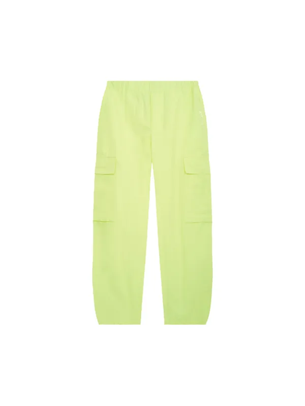 Womens Organic Cotton Linen Cargo Pants—andes green sold by Pangaia