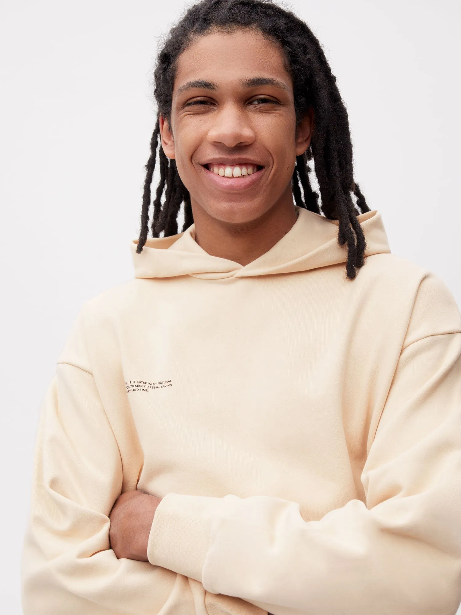 Womens 365 Midweight Hoodie—sand sold by Pangaia product image thumbnail 5