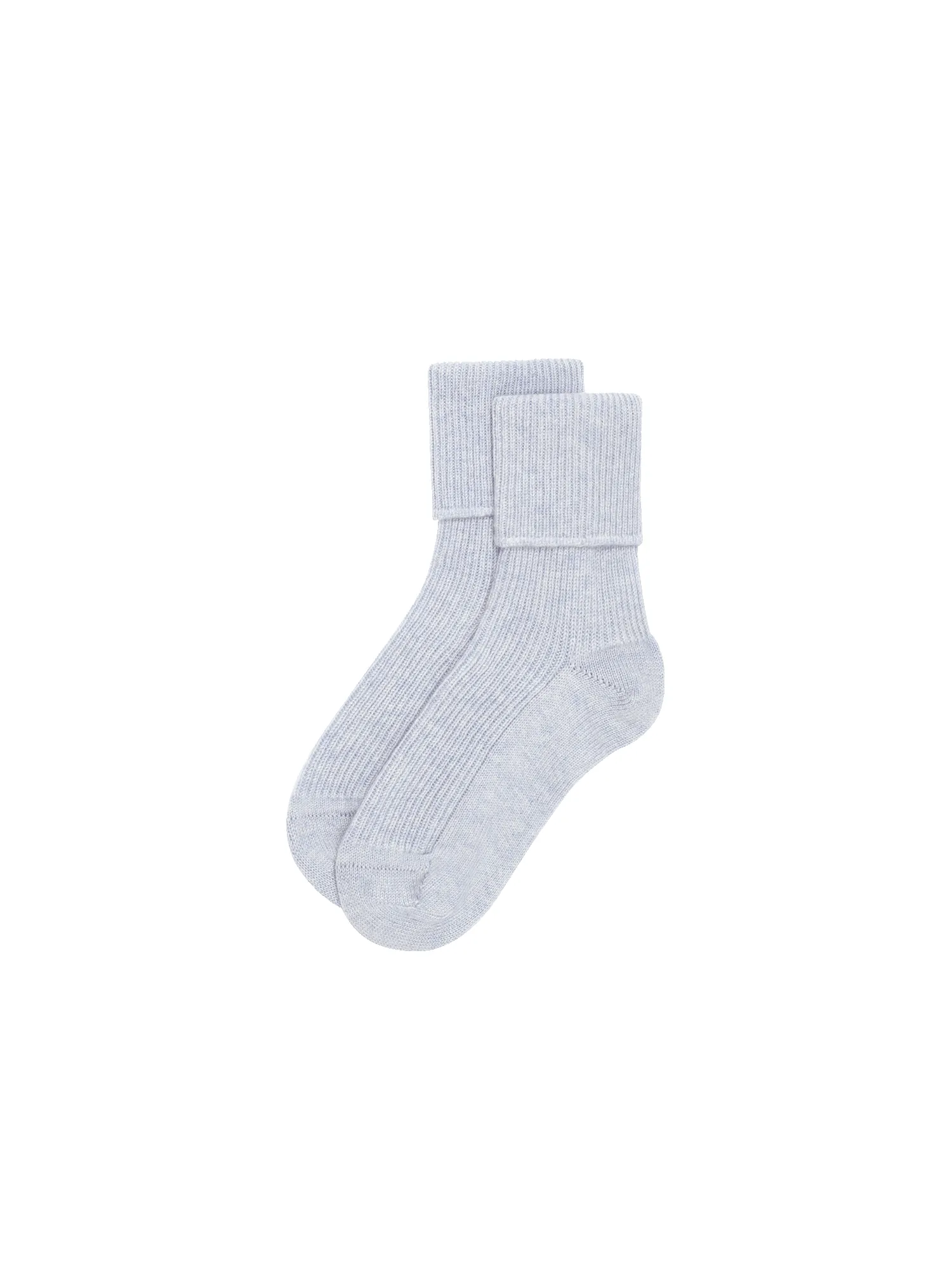 Cashmere Bed Socks—pale grey sold by Pangaia product image thumbnail 2