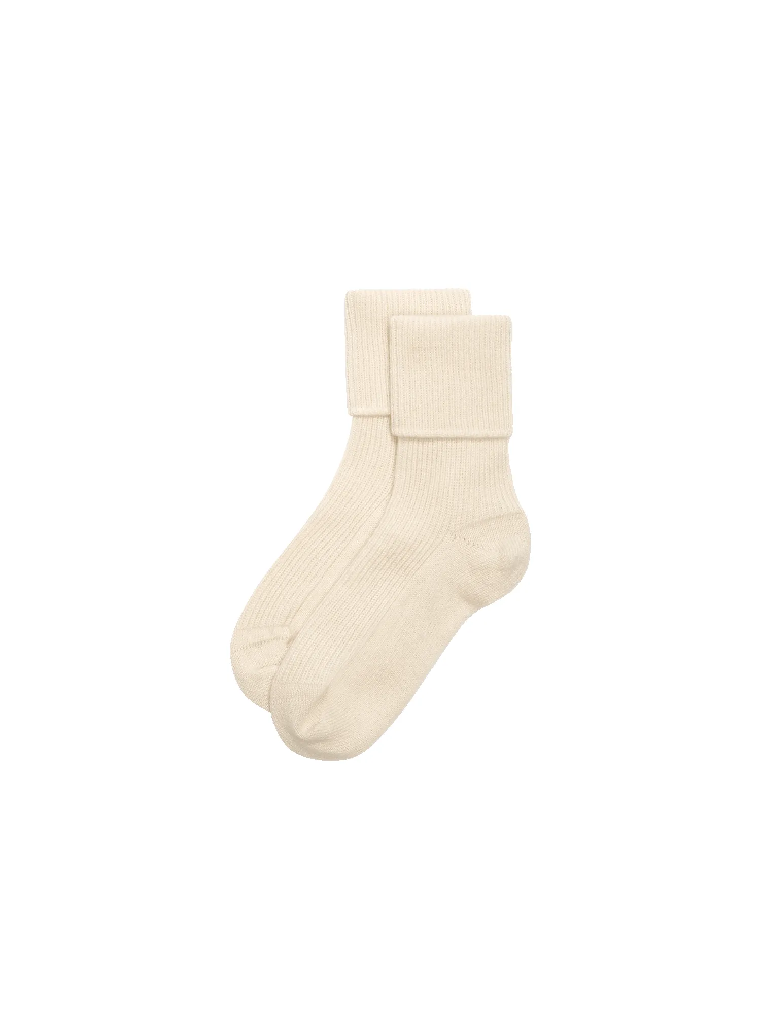Cashmere Bed Socks—ecru ivory sold by Pangaia product image thumbnail 2