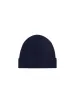 Cashmere Ribbed Beanie—dark navy sold by Pangaia
