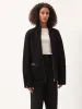 Women's DNA Utility Wool Jacket—black sold by Pangaia