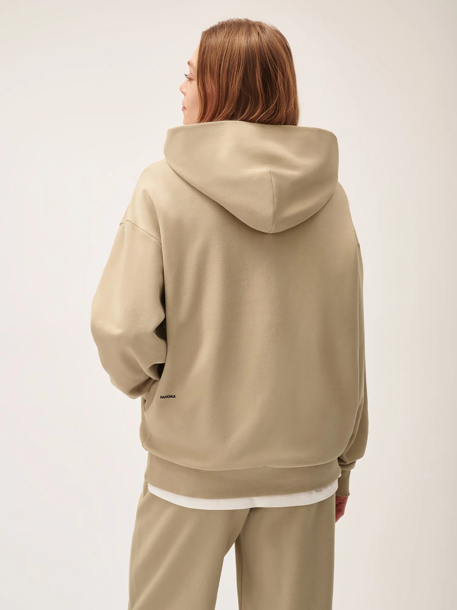 Womens 365 Midweight Hoodie—birch beige sold by Pangaia product image thumbnail 4