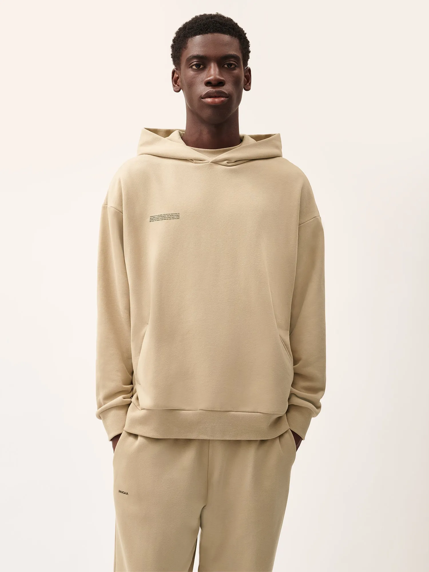 Womens 365 Midweight Hoodie—birch beige sold by Pangaia product image thumbnail 2