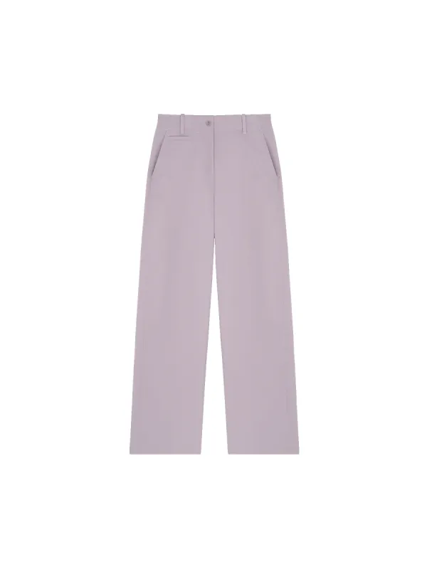 Womens DNA Utility Trousers—raisin purple sold by Pangaia