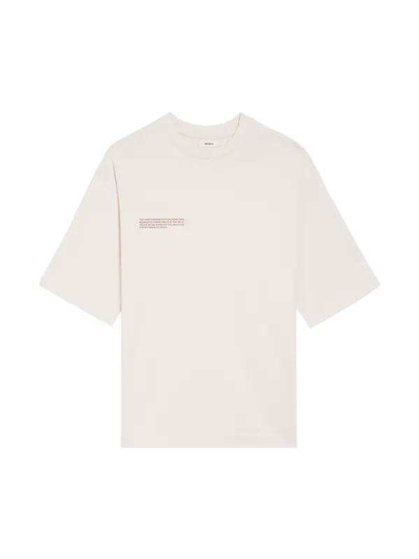 In Conversion Cotton Boxy T-shirt—cotton white sold by Pangaia