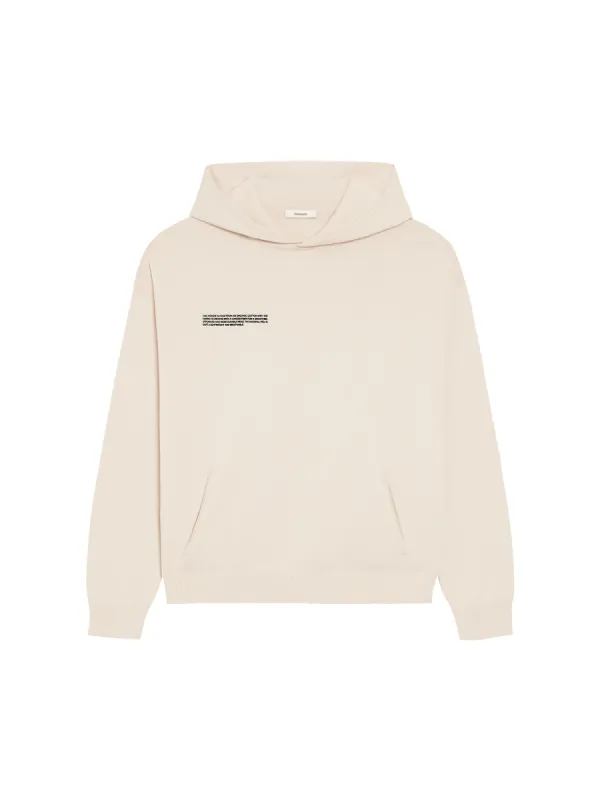 Organic Cotton Knit Hoodie—sand sold by Pangaia