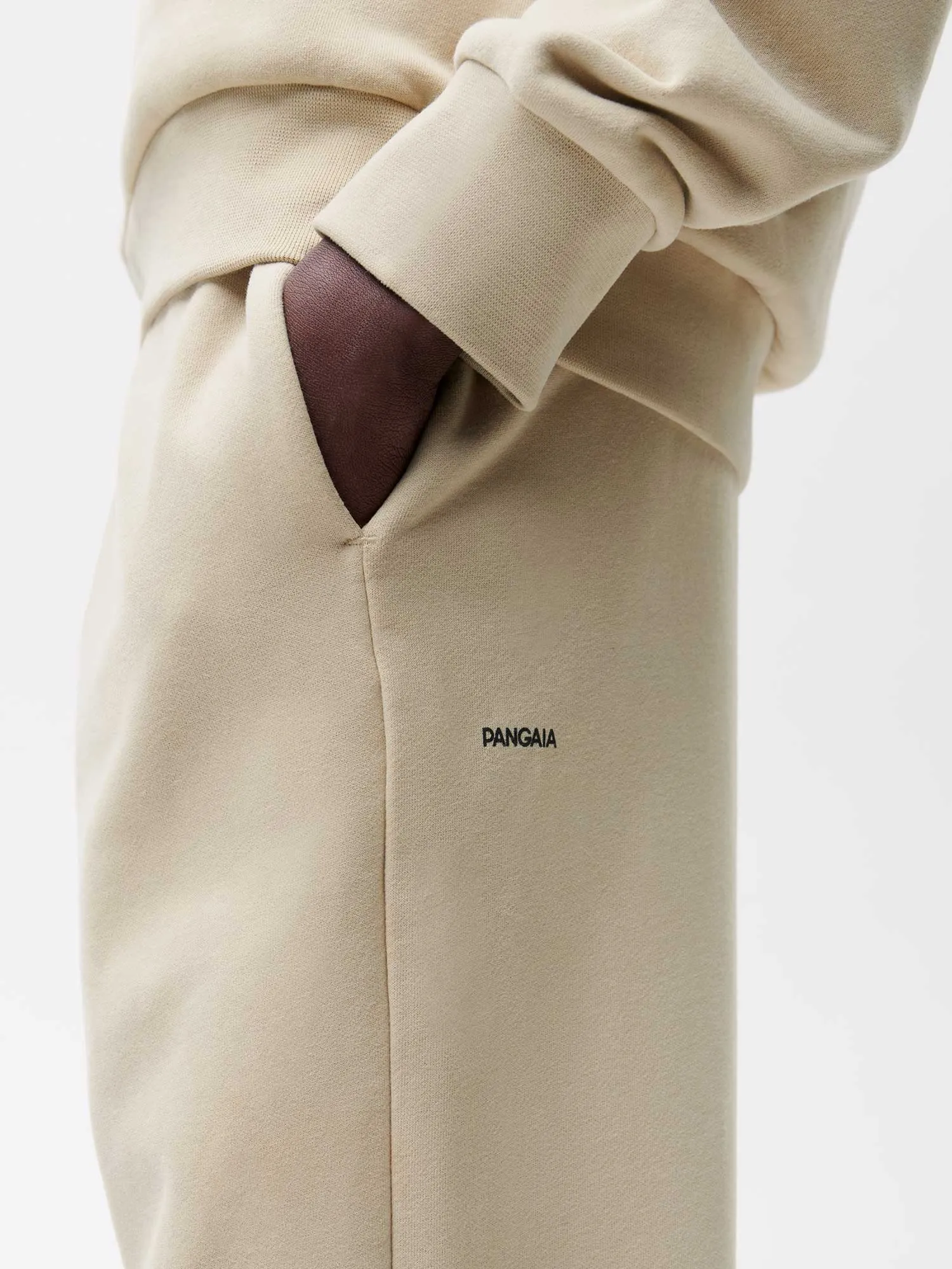 365 Midweight Track Pants—maitake beige sold by Pangaia product image thumbnail 5