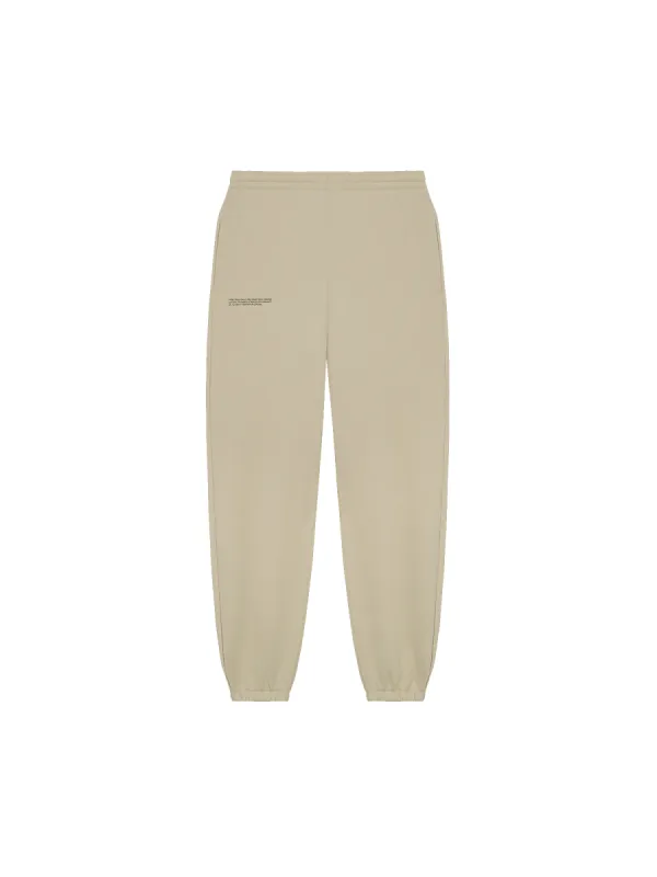 365 Midweight Track Pants—maitake beige sold by Pangaia