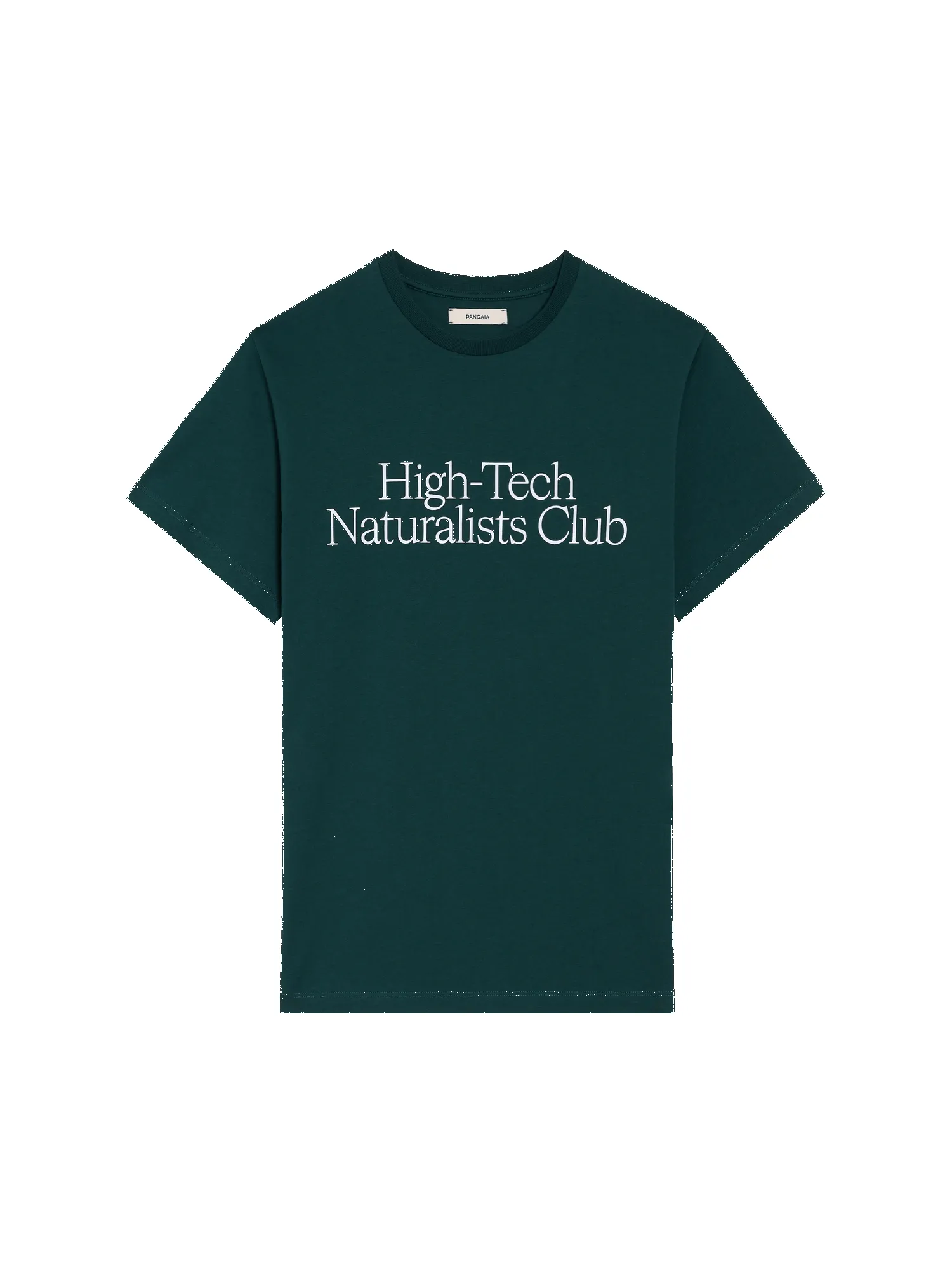 Mens High-Tech Naturalists Club T-shirt—foliage green sold by Pangaia