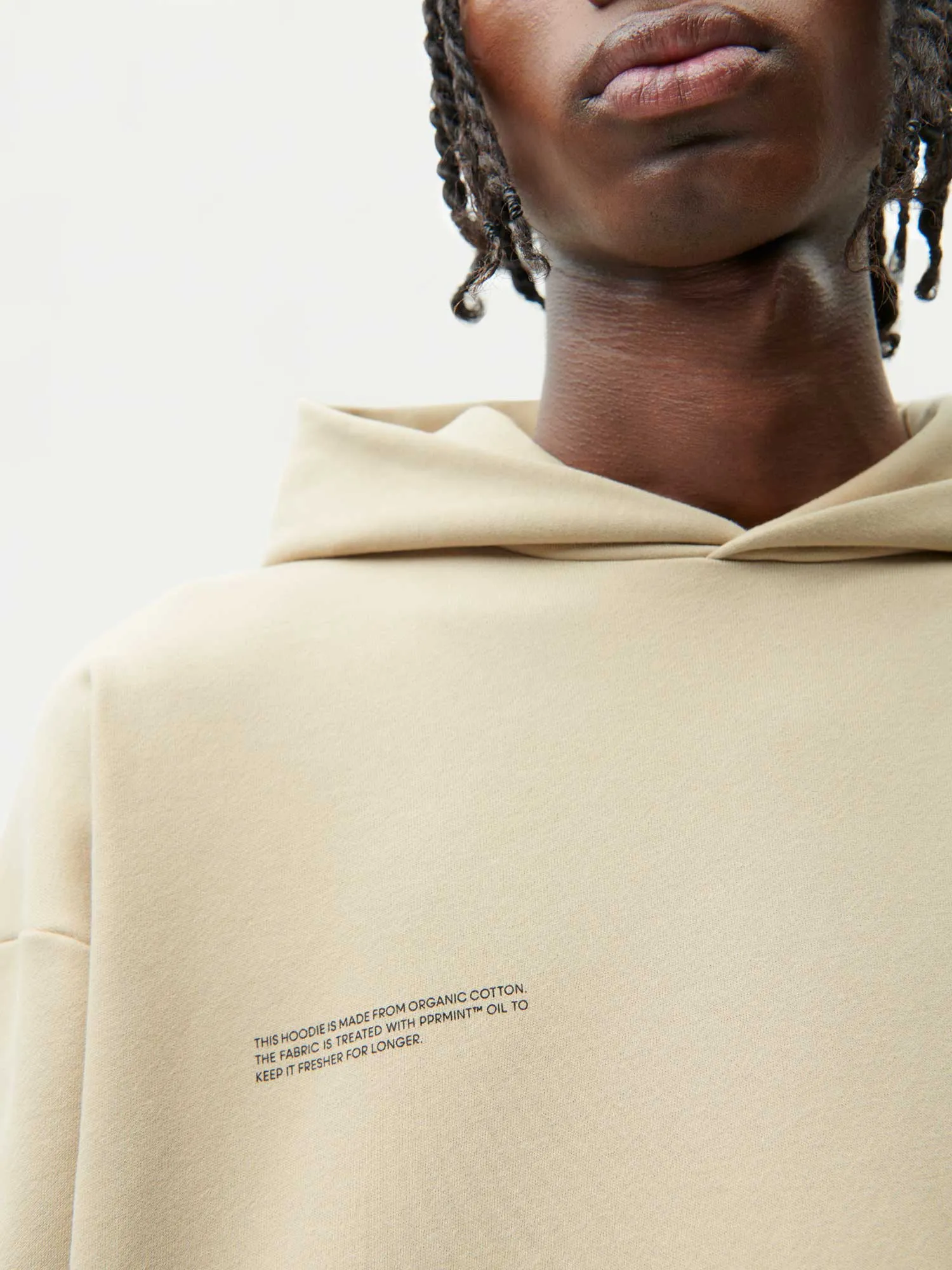 365 Midweight Hoodie—maitake beige sold by Pangaia product image thumbnail 5