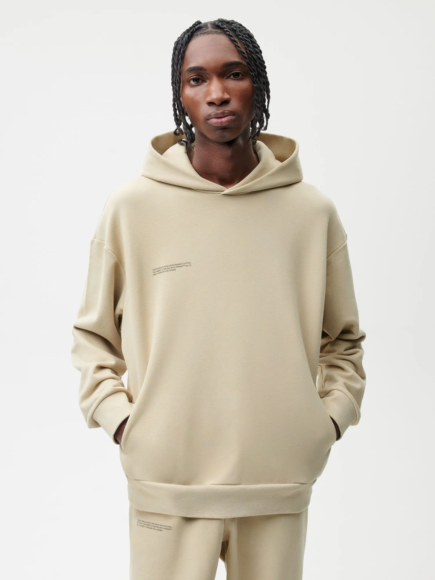 365 Midweight Hoodie—maitake beige sold by Pangaia product image thumbnail 3