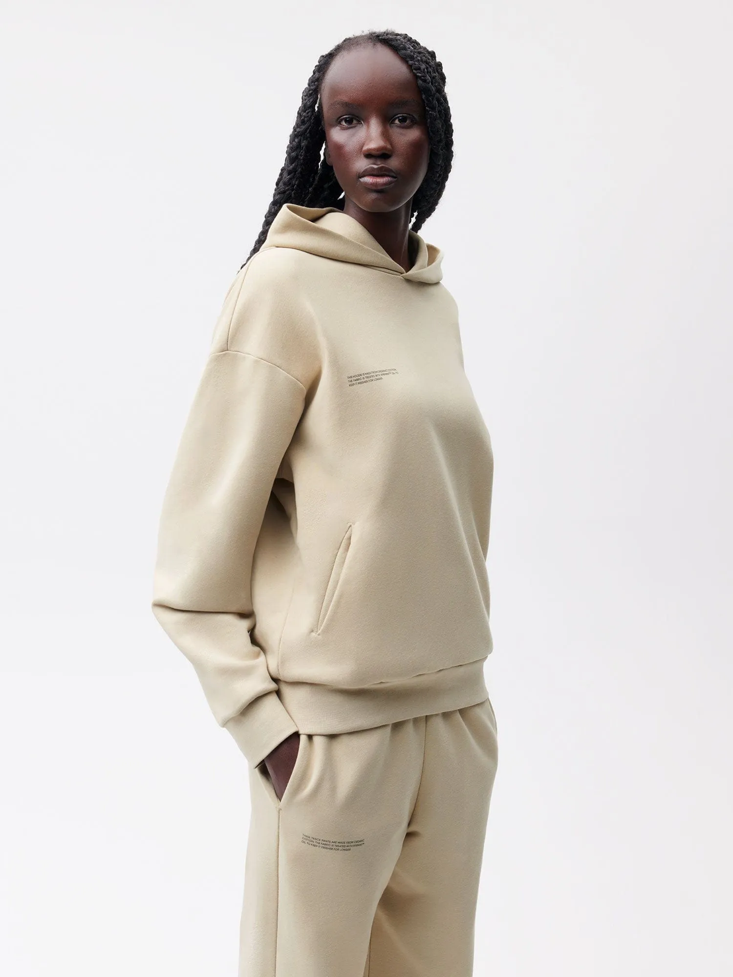 365 Midweight Hoodie—maitake beige sold by Pangaia product image thumbnail 2