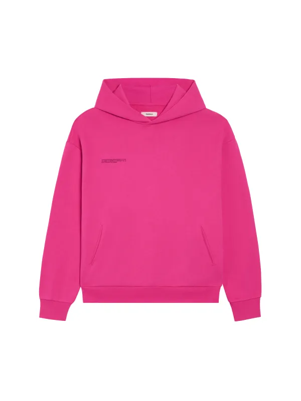 Mens 365 Midweight Hoodie—tourmaline pink sold by Pangaia