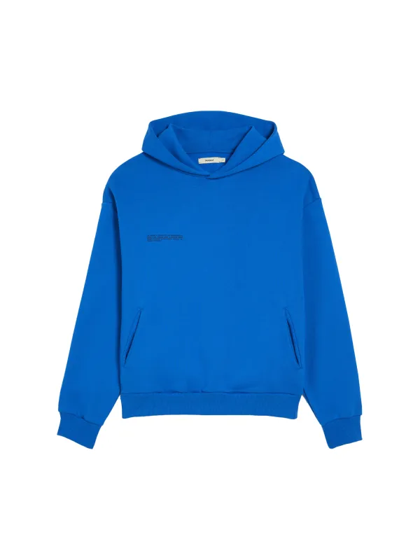 Mens 365 Heavyweight Hoodie—cobalt blue sold by Pangaia