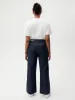 Womens Hemp Denim High-Rise Wide leg Jeans—rinse wash sold by Pangaia