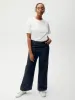 Womens Hemp Denim High-Rise Wide leg Jeans—rinse wash sold by Pangaia