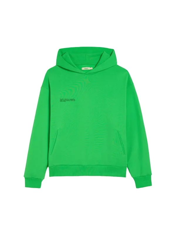 Mens 365 Heavyweight Hoodie—jade green sold by Pangaia