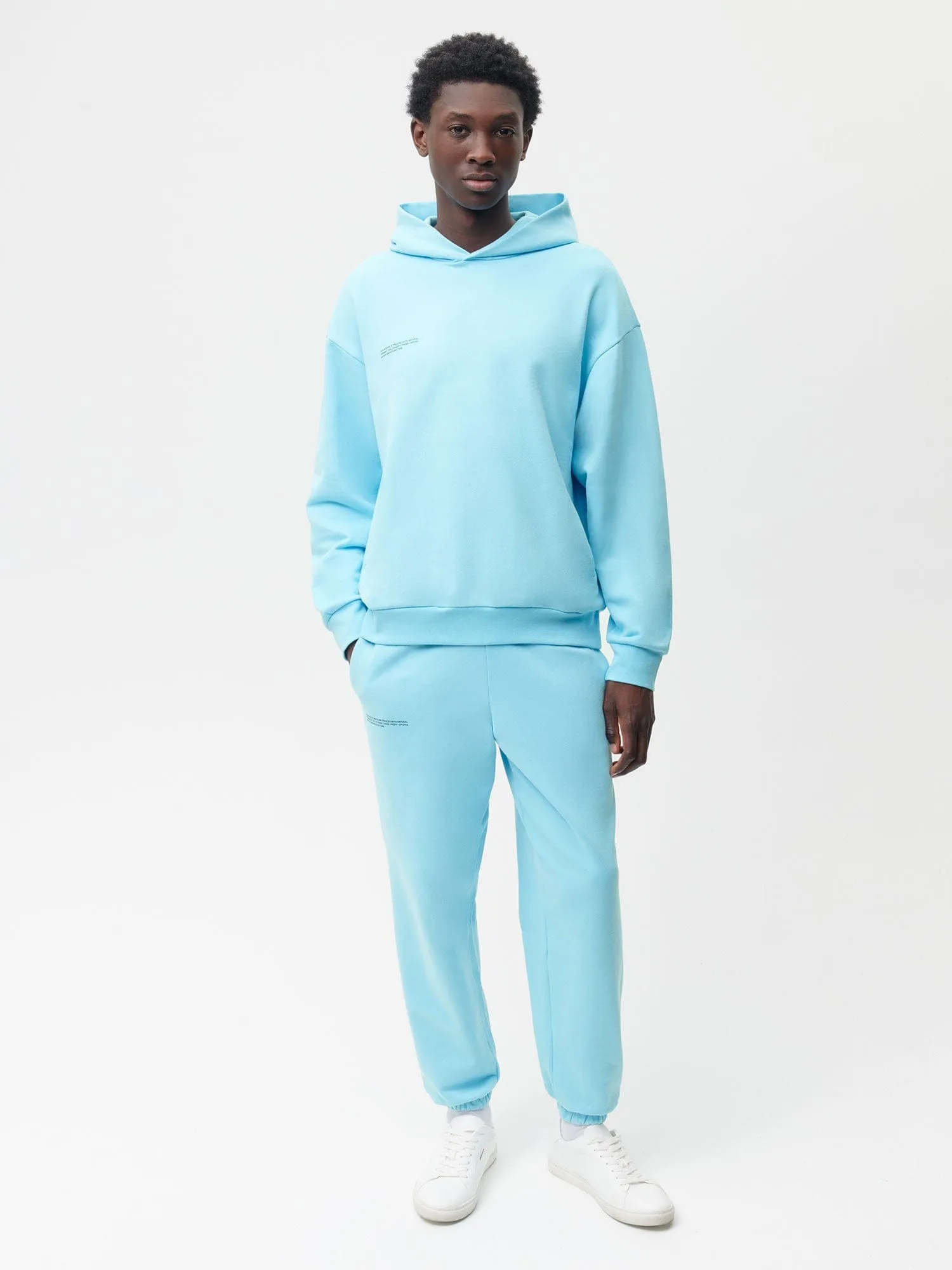 Sale Mens 365 Heavyweight Track Pants—celestial blue sold by Pangaia product image thumbnail 2