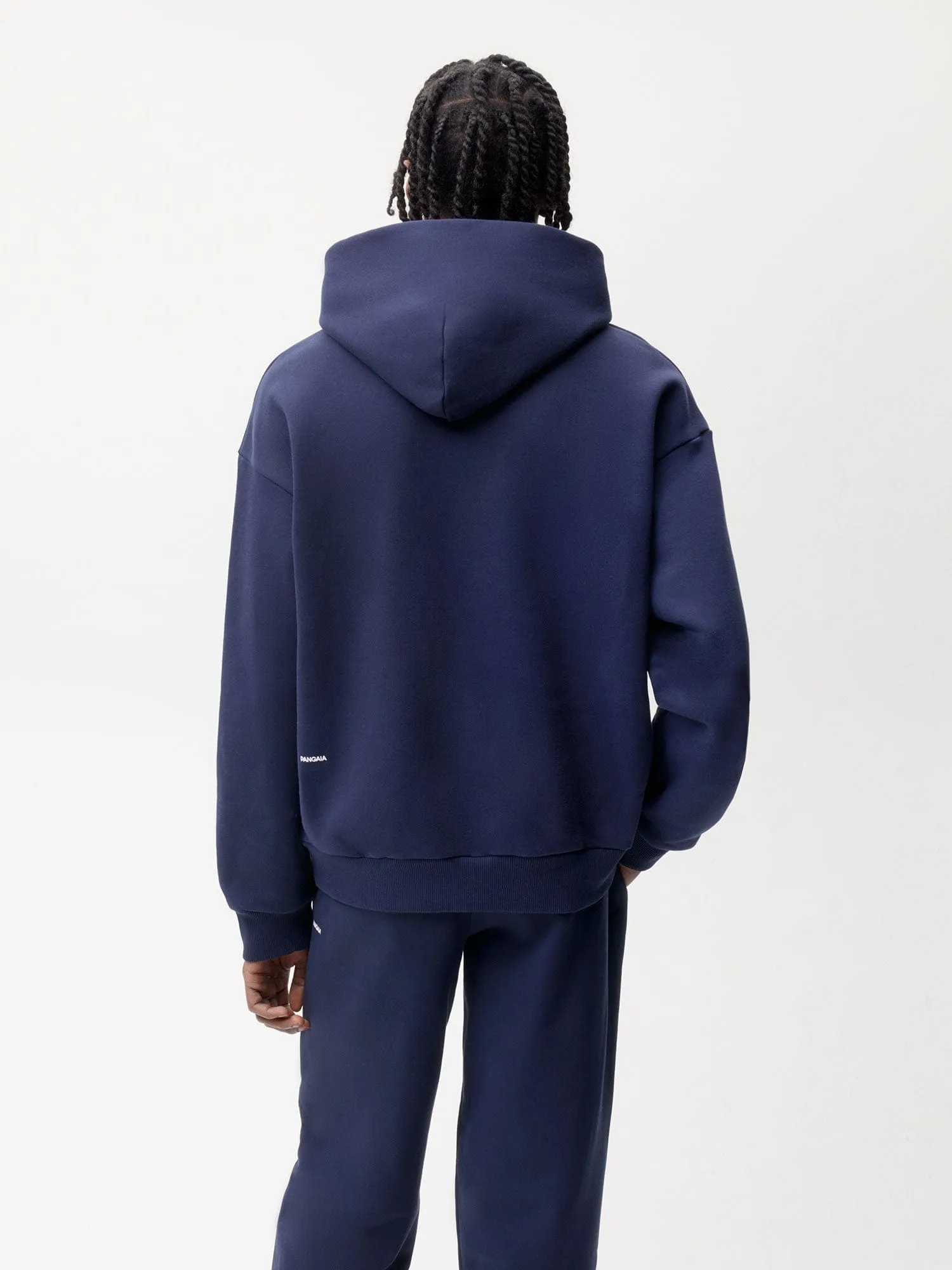 Mens 365 Heavyweight Hoodie—navy blue sold by Pangaia product image thumbnail 3