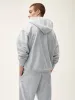 Mens 365 Midweight Hoodie—grey marl sold by Pangaia