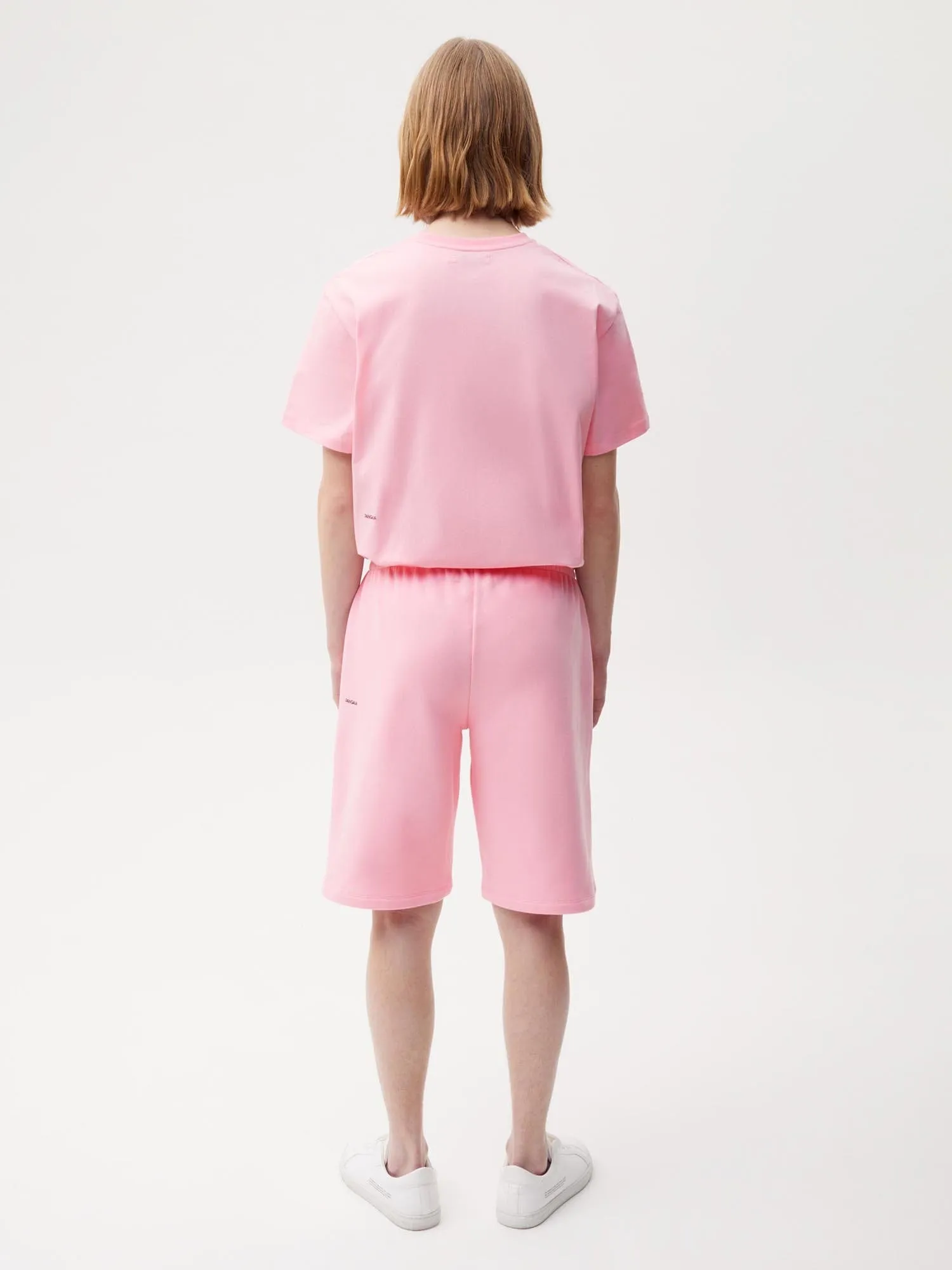 Mens 365 Midweight Long Shorts—sakura pink sold by Pangaia product image thumbnail 3