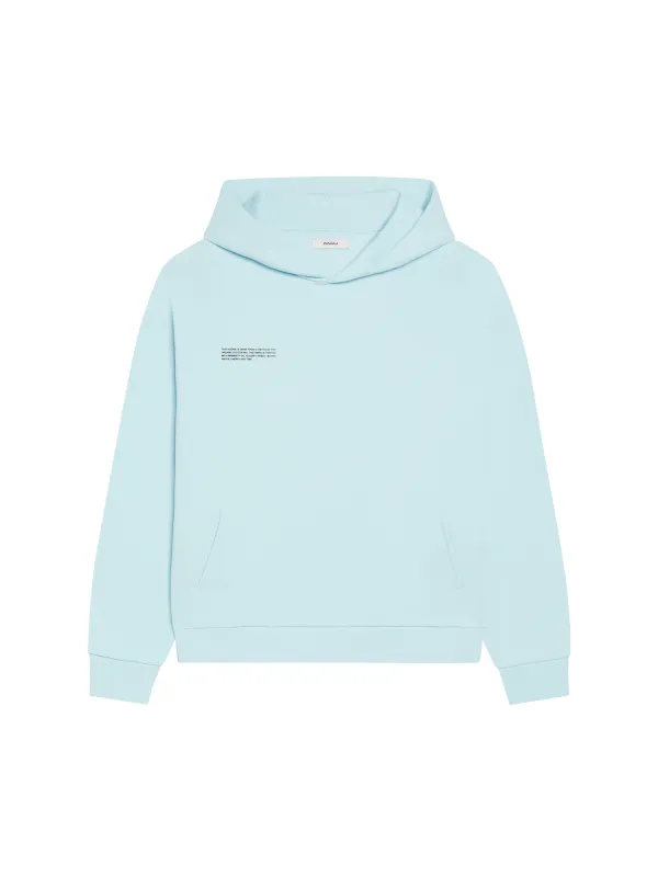 Womens 365 Heavyweight Hoodie—powder blue sold by Pangaia