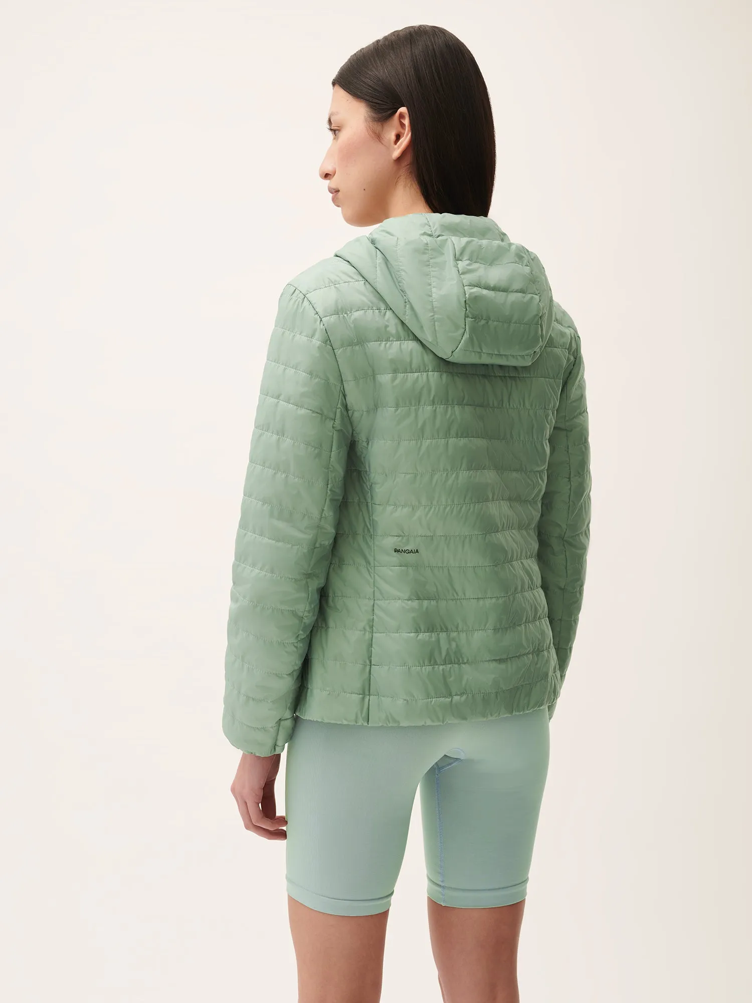 Womens Flower-Warmth Lite Jacket—Sage Green sold by Pangaia product image thumbnail 3