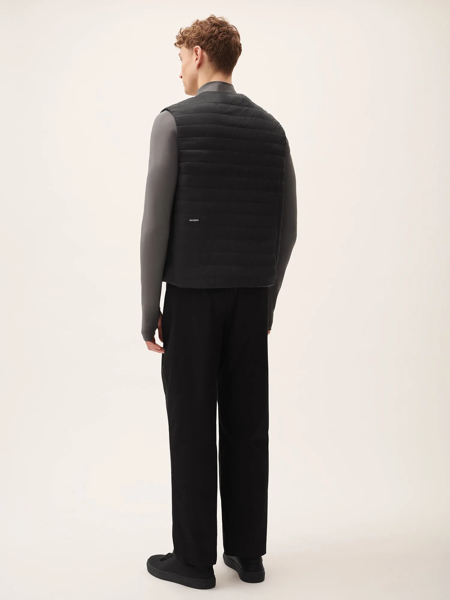 Mens Flower-Warmth Lite Gilet—Black sold by Pangaia product image thumbnail 3