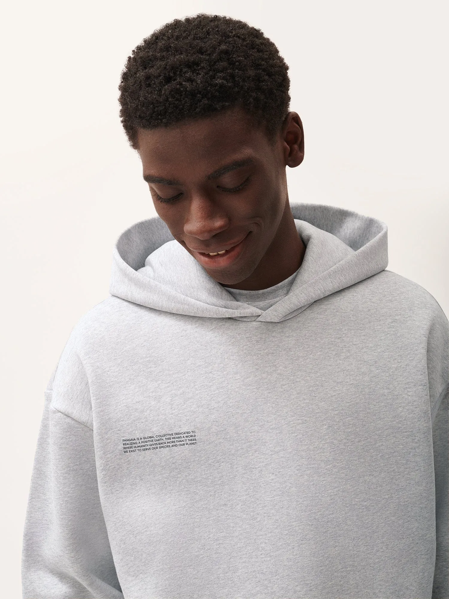 Mens 365 Heavyweight Hoodie—grey marl sold by Pangaia product image thumbnail 5