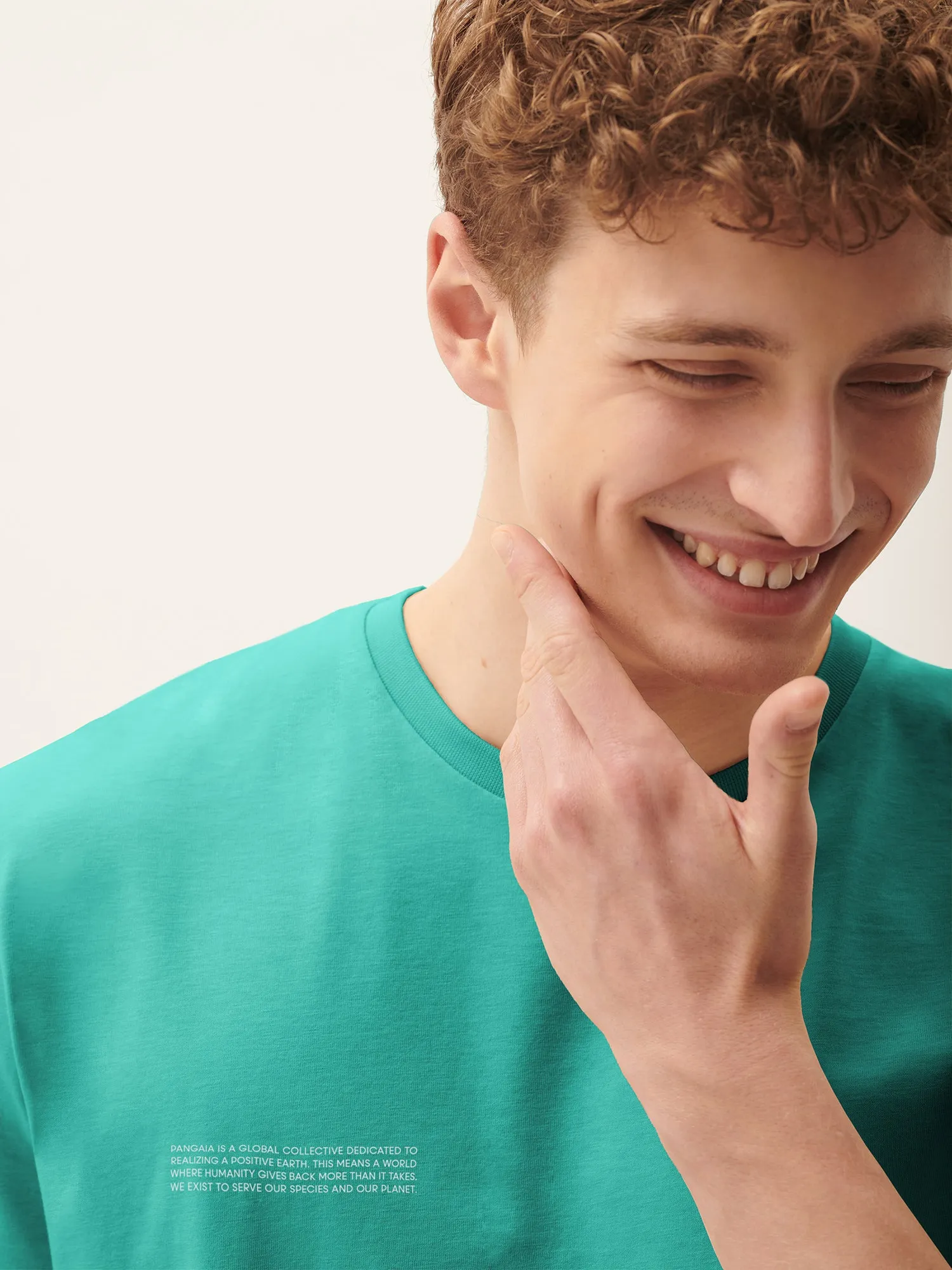 Sale Mens 365 Midweight T-shirt—Malachite Green sold by Pangaia product image thumbnail 4