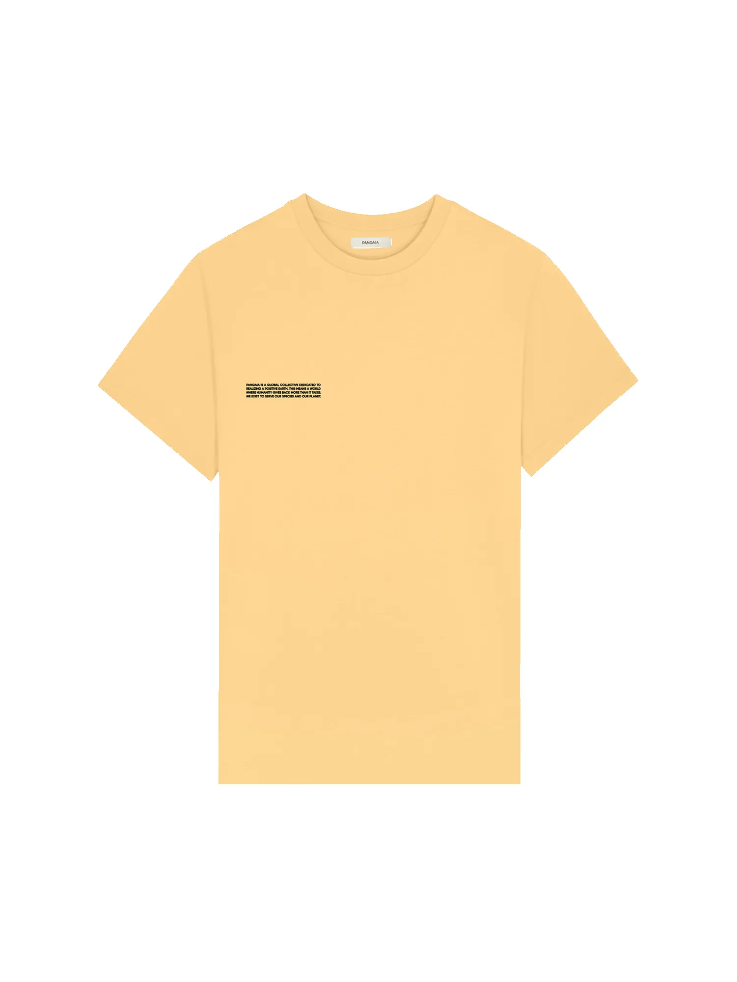 Sale Mens 365 Midweight T-shirt—Seashell Yellow sold by Pangaia