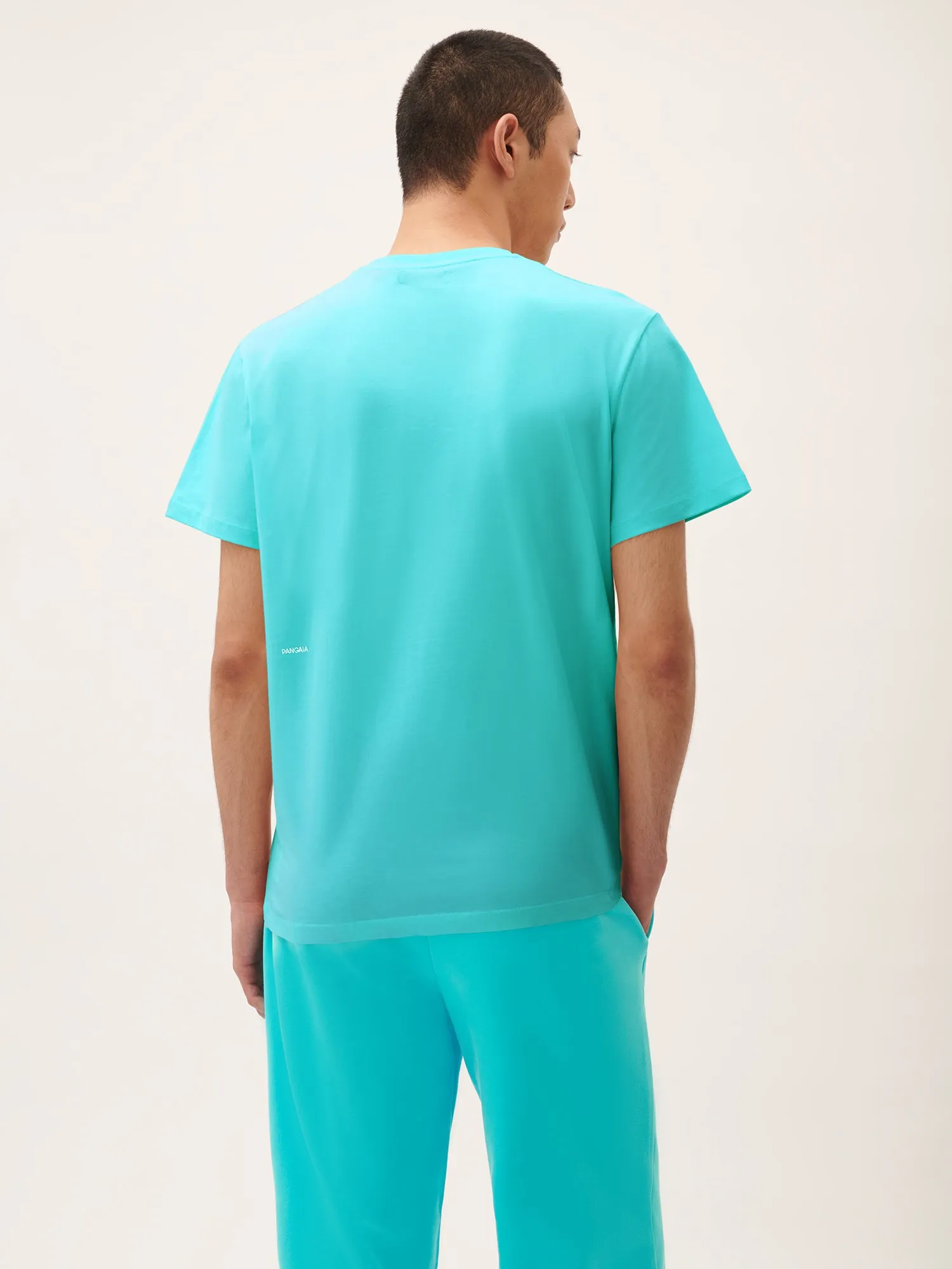 Sale Mens 365 Midweight T-shirt—Ocean Turquoise sold by Pangaia product image thumbnail 3