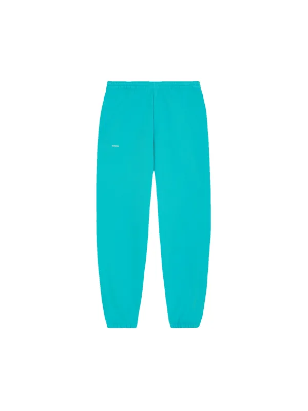 Mens 365 Midweight Track Pants—Ocean Turquoise sold by Pangaia
