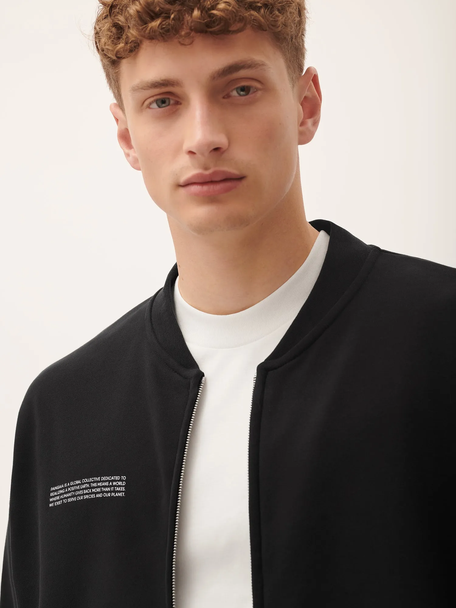 Mens 365 Midweight Bomber Jacket—Black sold by Pangaia product image thumbnail 4