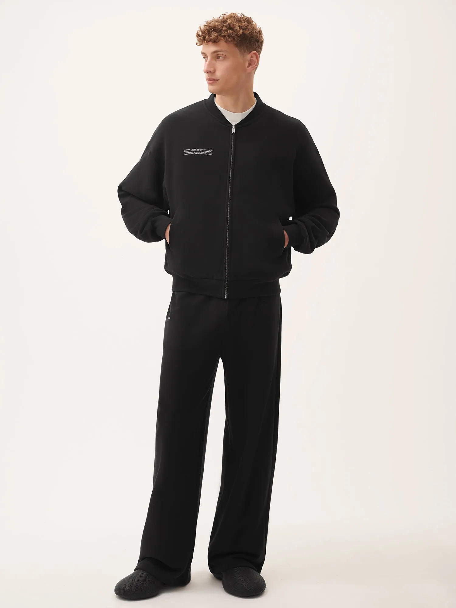 Mens 365 Midweight Bomber Jacket—Black sold by Pangaia product image thumbnail 2