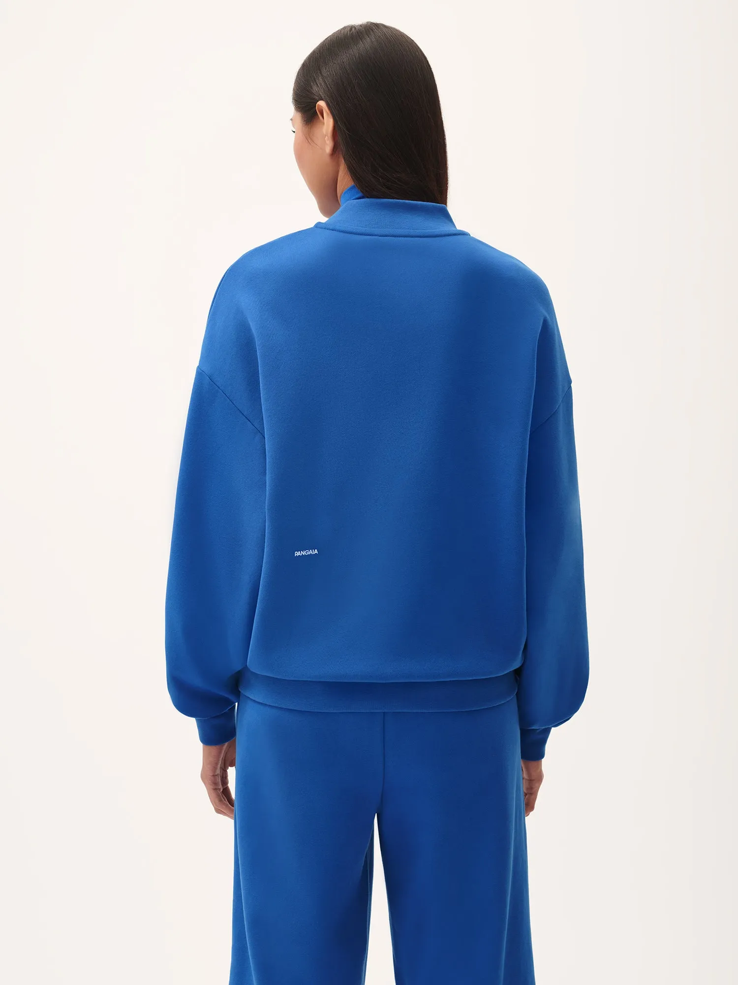 Womens 365 Midweight Bomber Jacket—Gaia Blue sold by Pangaia product image thumbnail 3