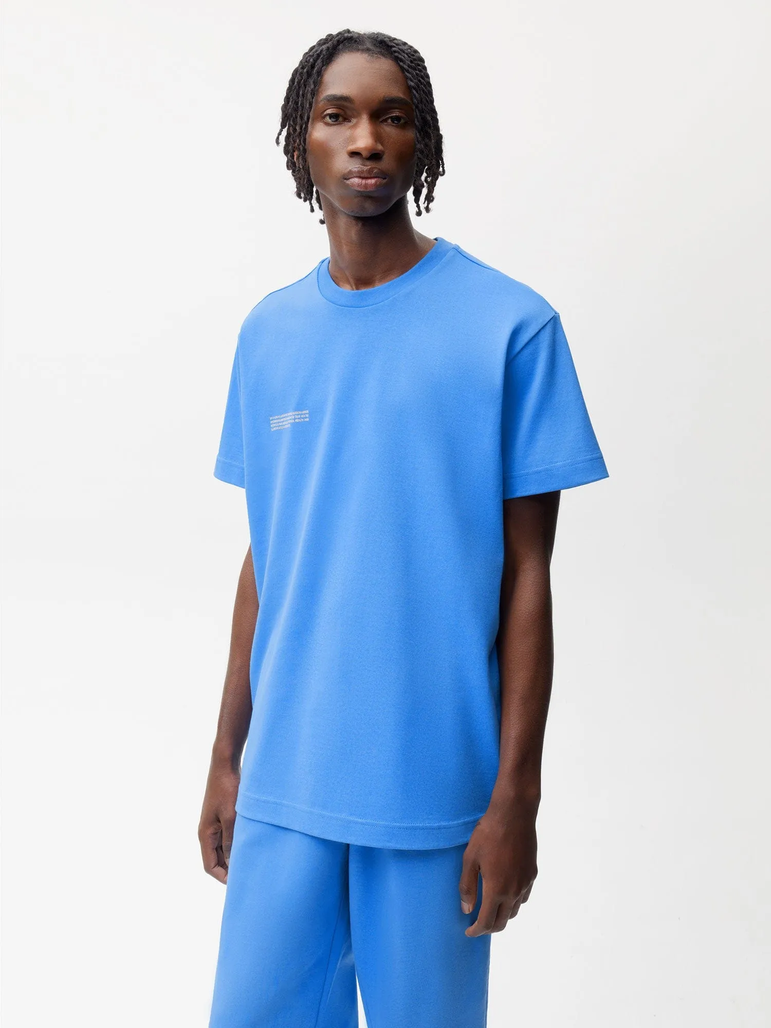 Womens In Conversion Cotton 365 T-shirt—water blue sold by Pangaia product image thumbnail 3