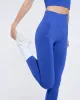 Womens 99% Bio-Based Compressive Leggings—Gaia Blue sold by Pangaia
