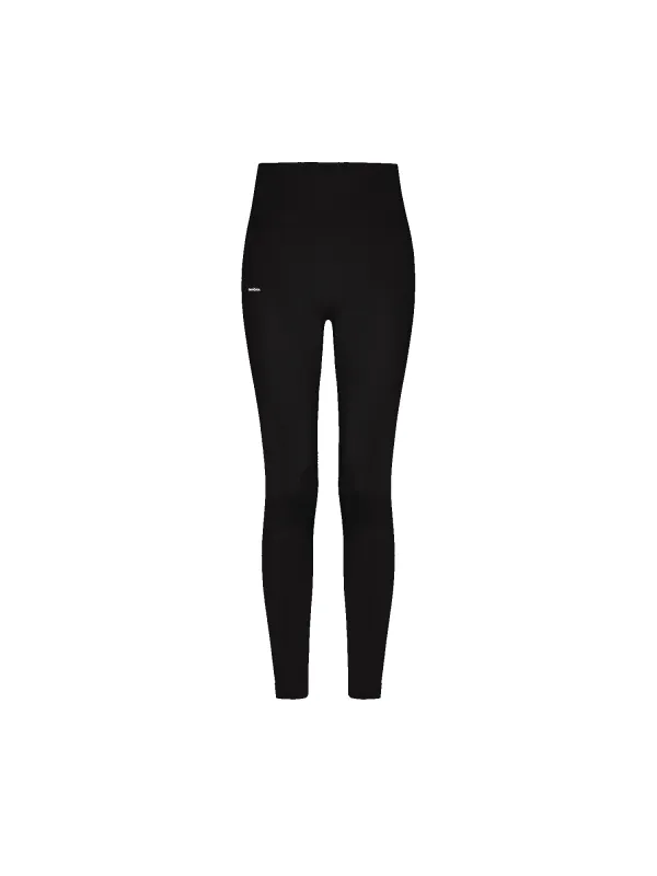 Womens 99% Bio-Based Compressive Leggings—Black sold by Pangaia