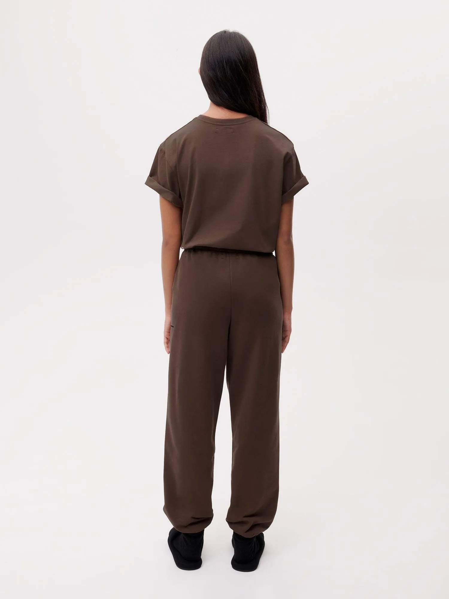 Womens 365 Midweight Track Pants—chestnut brown sold by Pangaia product image thumbnail 3