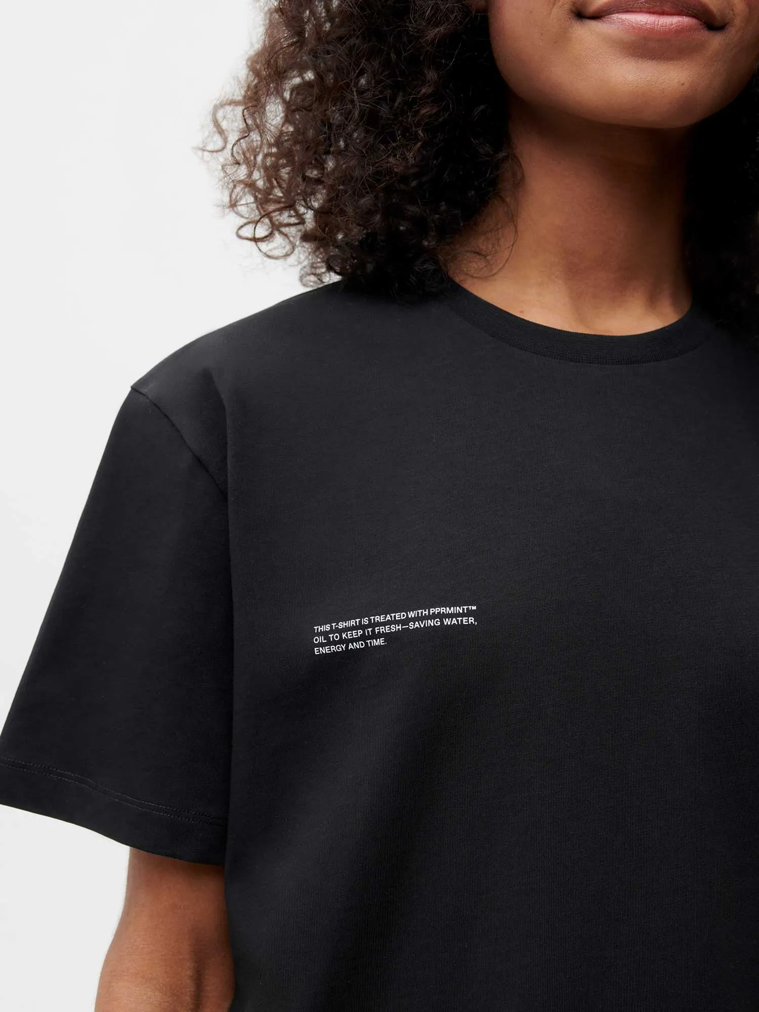 PANGAIA x Choose Love T-shirt—black sold by Pangaia product image thumbnail 4