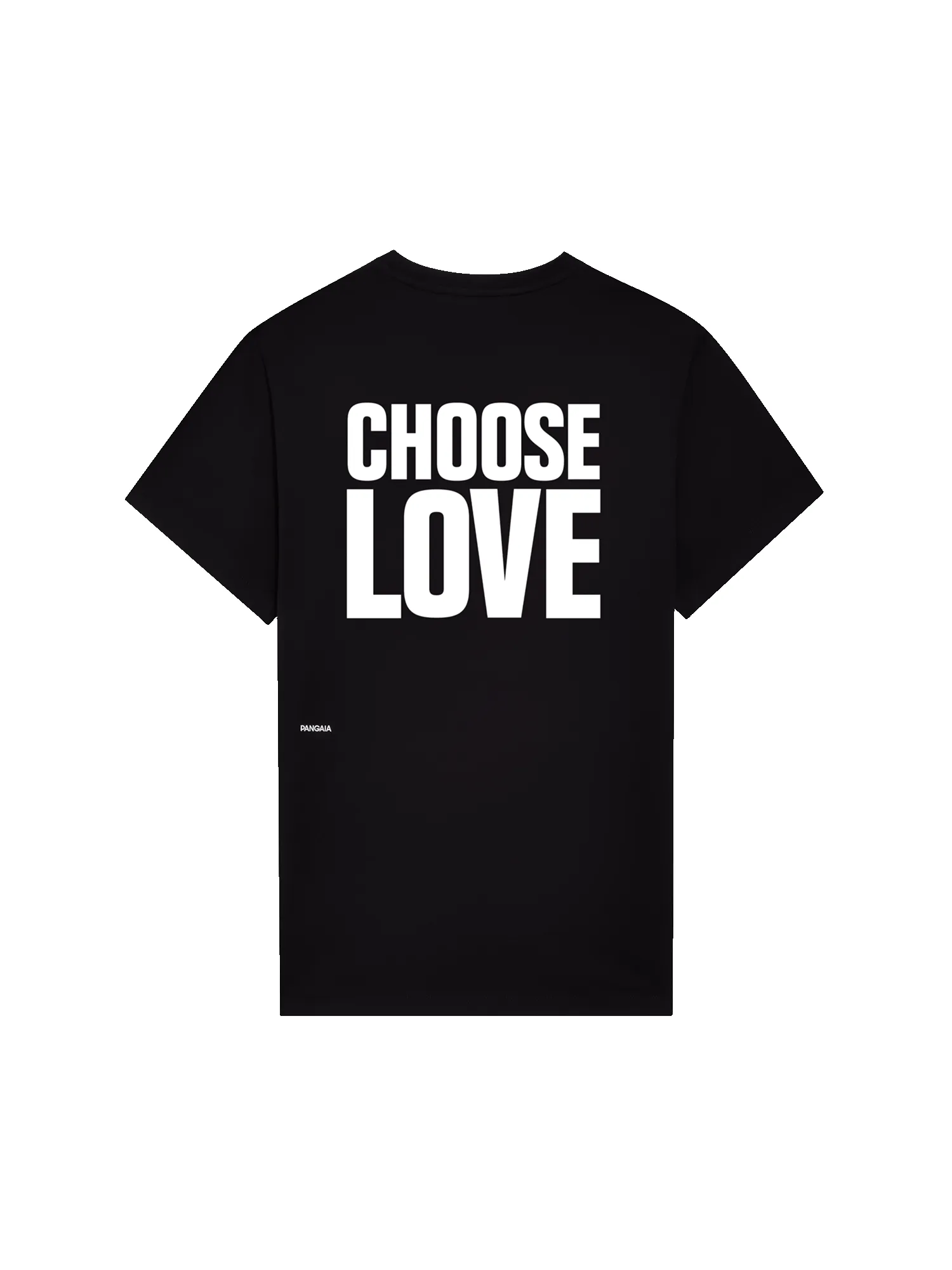 PANGAIA x Choose Love T-shirt—black sold by Pangaia
