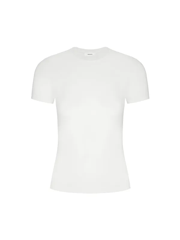 Sale Women's 365 Cotton Stretch T-shirt—off-white sold by Pangaia