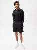 Mens Organic Cotton Blend Cargo Shorts—black sold by Pangaia
