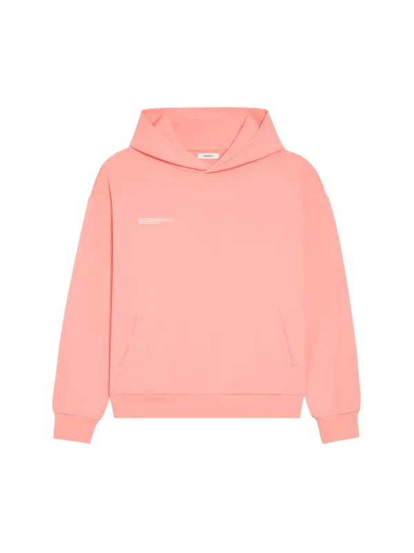 Fruitful 365 Midweight Organic Cotton Hoodie—grapefruit pink sold by Pangaia