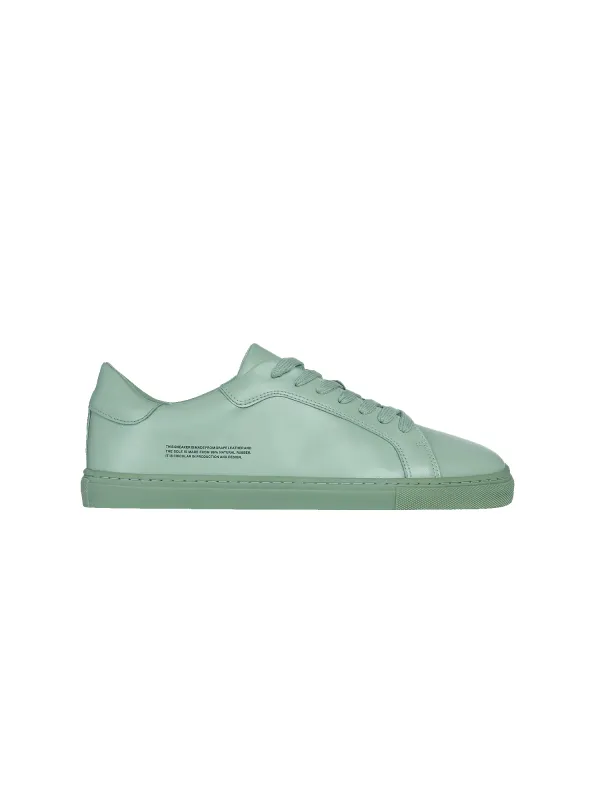 Grape Sneakers—dark pistachio sold by Pangaia