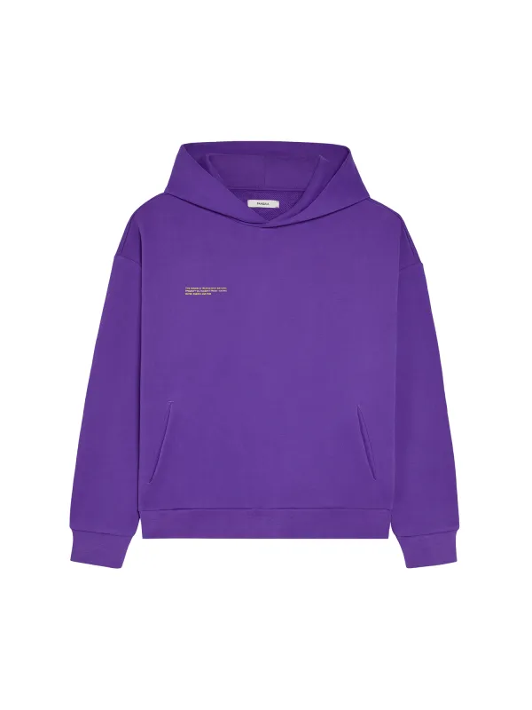 365 Hoodie - Tropics—passion flower purple sold by Pangaia